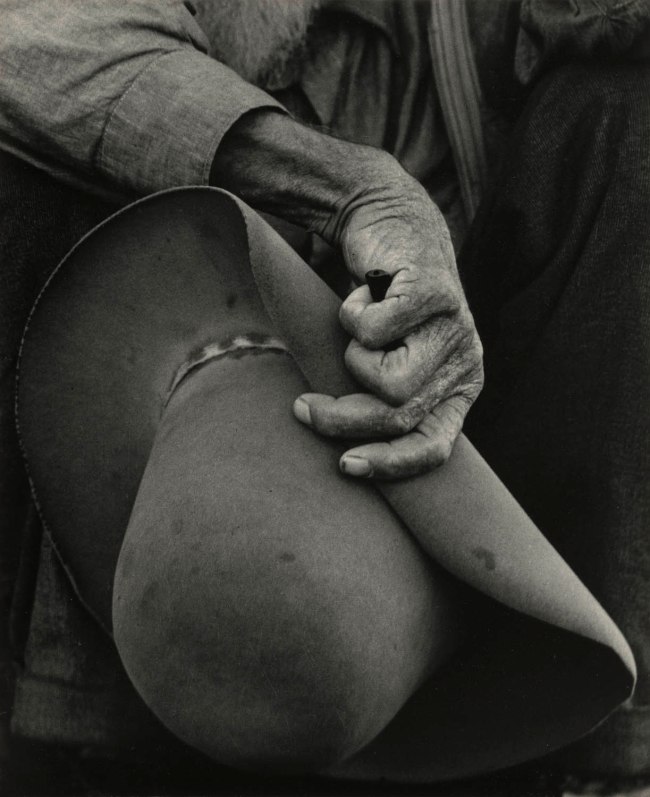 Dorothea Lange (American, 1895-1965) 'On the Plains a Hat Is More Than a Covering' 1938, printed c. 1965