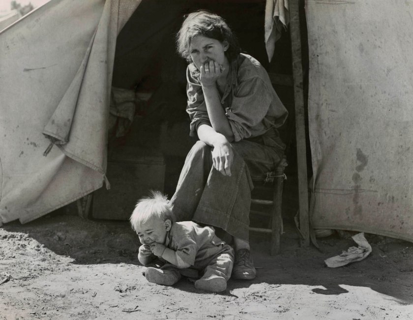 Dorothea Lange (American, 1895-1965) 'Eighteen-Year-Old Mother from Oklahoma, now a California Migrant' March 1937