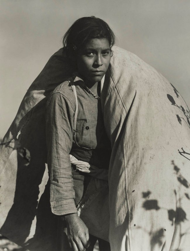 Dorothea Lange (American, 1895-1965) 'Young Cotton Picker, San Joaquin Valley, California' November 1936