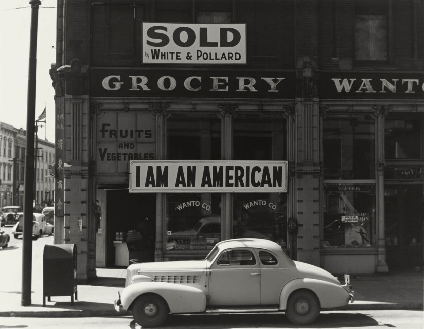 Dorothea Lange (American, 1895-1965) 'Japanese American-Owned Grocery Store, Oakland, California' March 1942