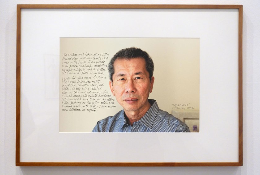 William Yang (Australian, b. 1943) 'Self Portrait #5' 2008 (installation view)