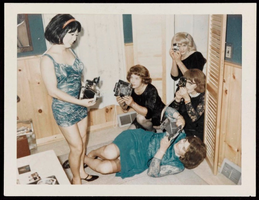 Attributed to Andrea Susan. 'Photo shoot with Lili, Wilma, and friends, Casa Susanna, Hunter, NY' 1964-1967